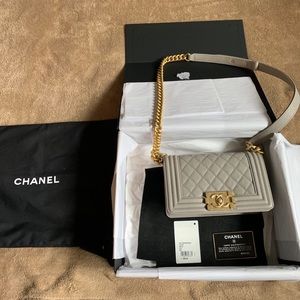 CHANEL SMALL BOY BAG